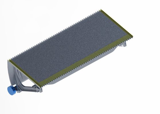 Type 800 Black Escalator Step  Escalator Pallets With 3 Sides Yellow Demarcation